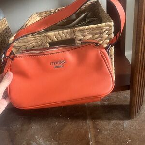 GUESS Orange Shoulder Bag